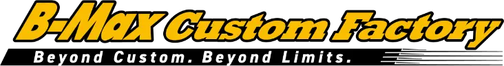 B-Max Custom Factory footer logo
